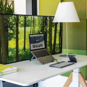 Akoestische bureauschermen