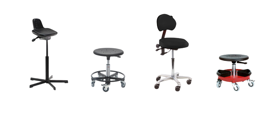 Ergonomische zadelkrukken